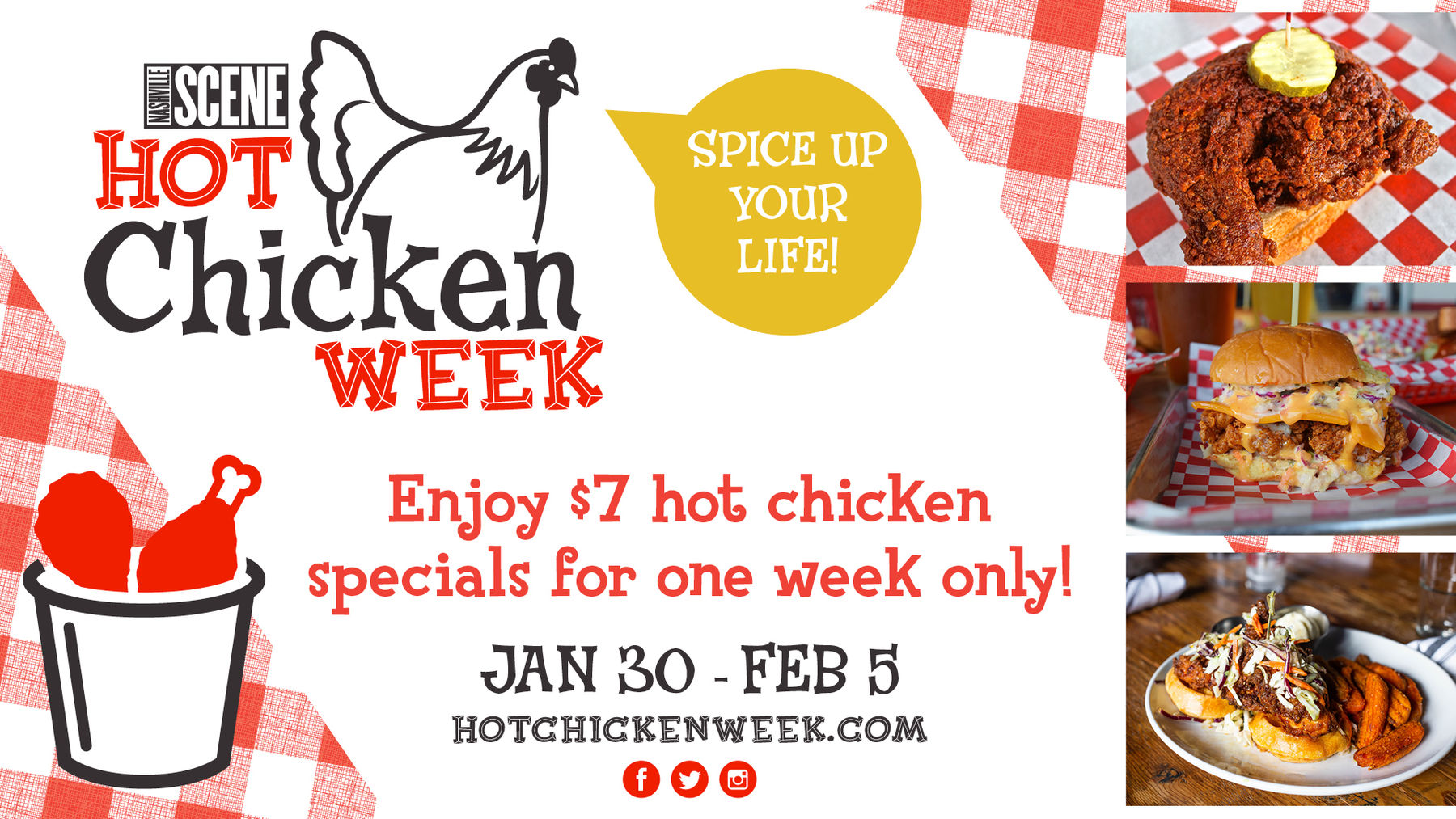 Hot Chicken Week Downtown Nashville