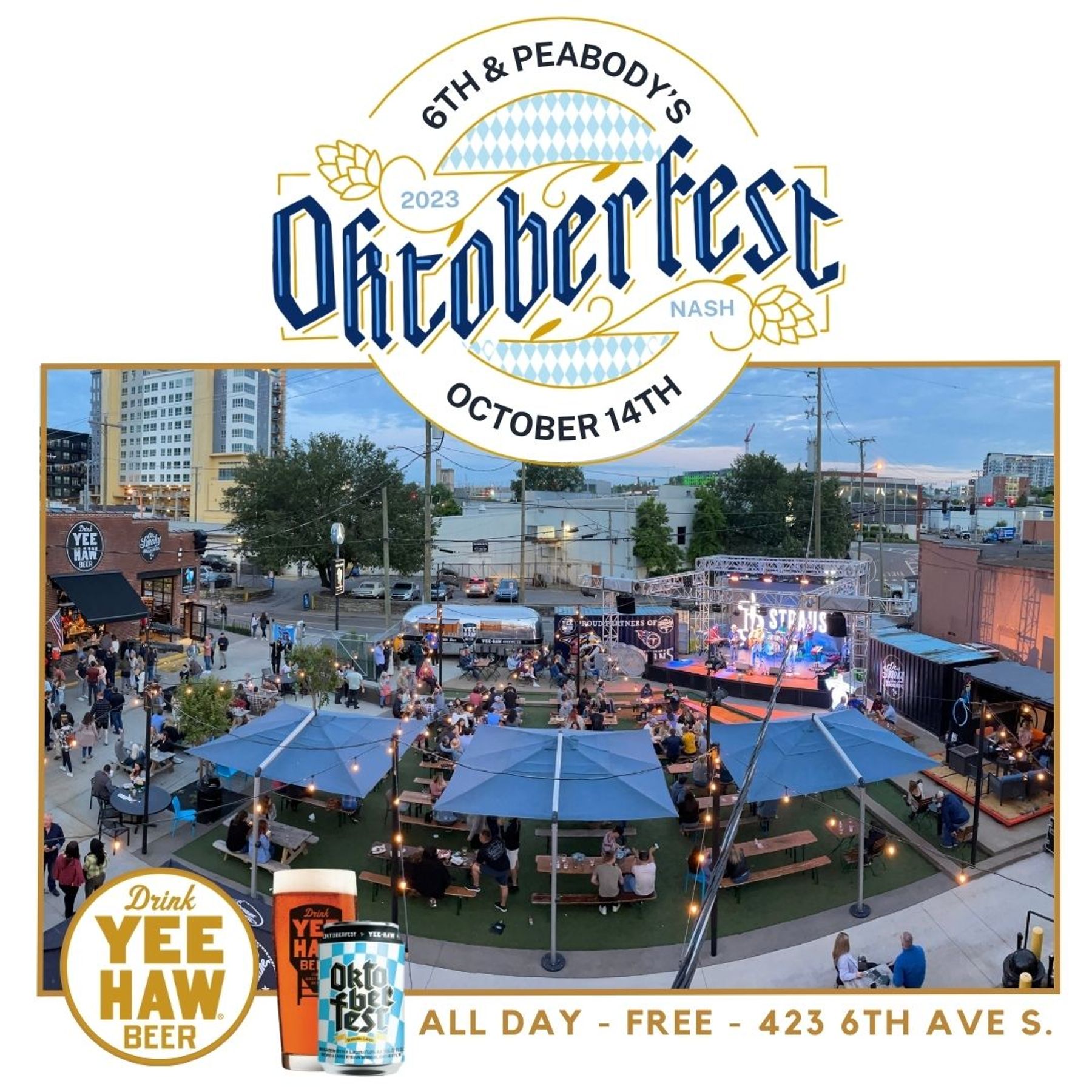 Oktoberfest at 6th & Peabody Downtown Nashville