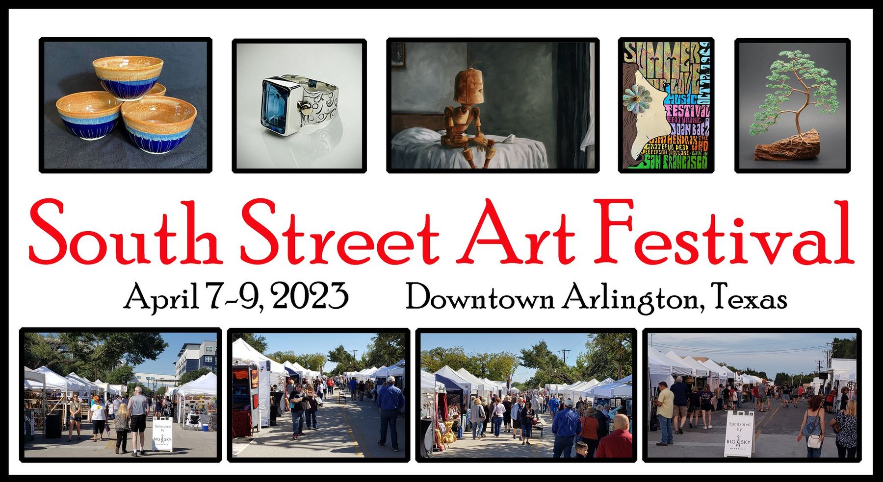 9th Annual South Street Art Festival Downtown Arlington, TX