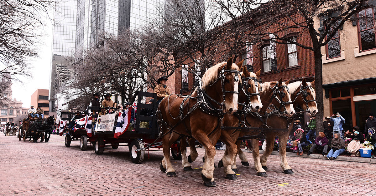 Fort Worth Stock Show and Rodeo's All Western Parade Downtown Fort Worth