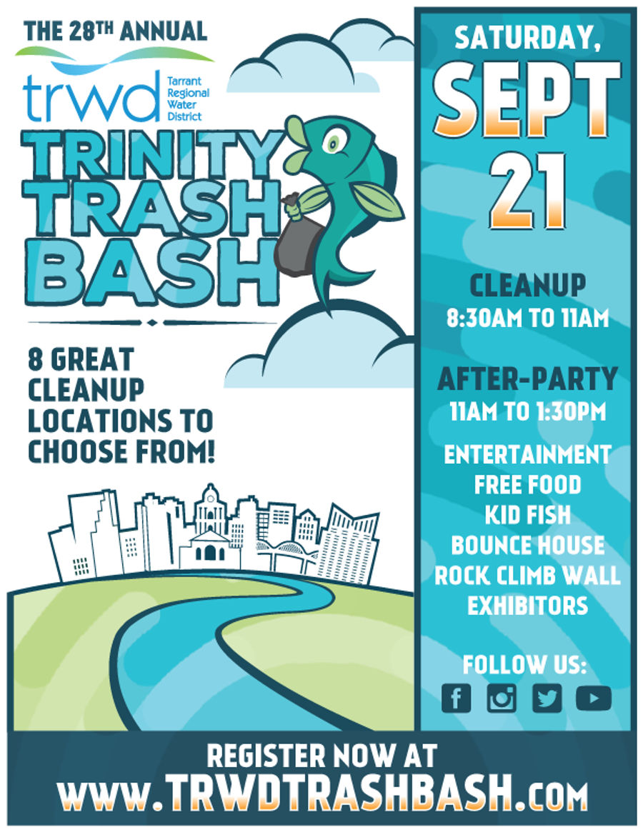 Trwd 28th Annual Trinity Trash Bash Downtown Fort Worth