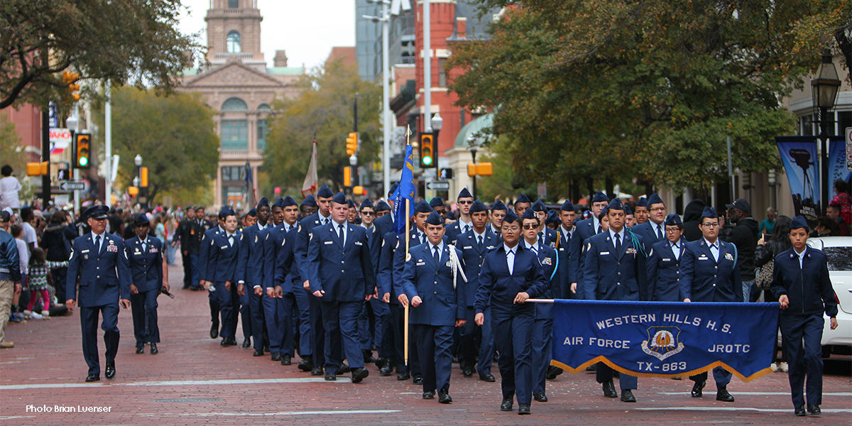 Veteran's Day Parade Downtown Fort Worth