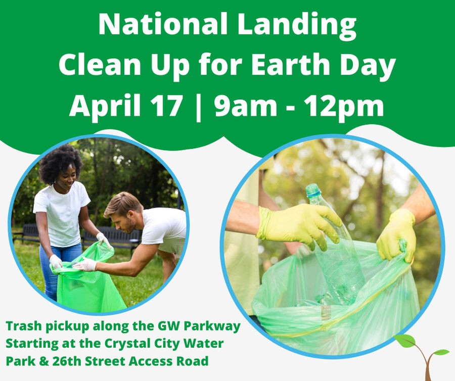 Trash Clean Up for Earth Day National Landing