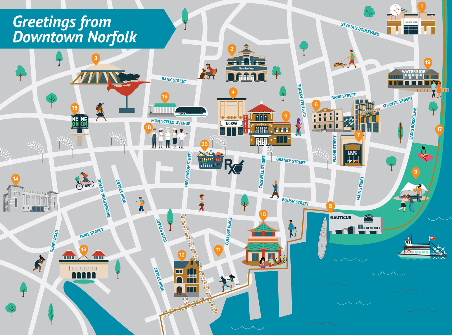 Norfolk Experience Map 2021